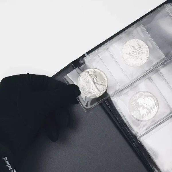 Album de bolsillo ROUTE para 48 monedas de hasta 41 mm Onzas