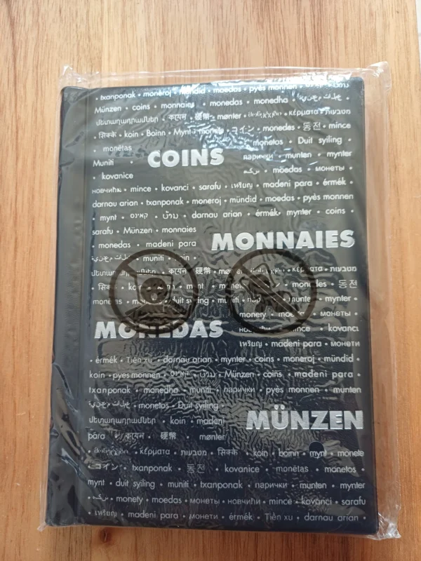 Album de bolsillo para monedas 10 hojas de 6 Cartones