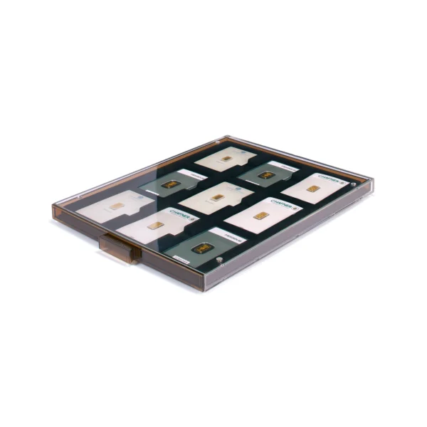 Bandeja para monedas MB para Lingote de Oro en Blíster