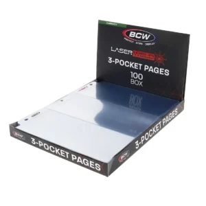 Hoja BCW para 3 billetes